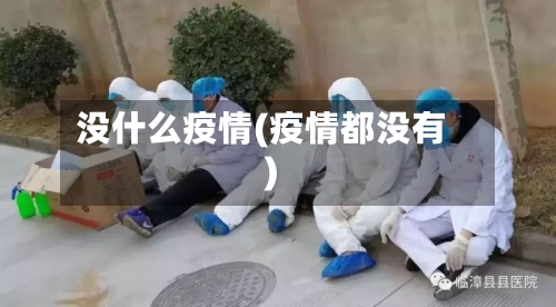 没什么疫情(疫情都没有)-第3张图片