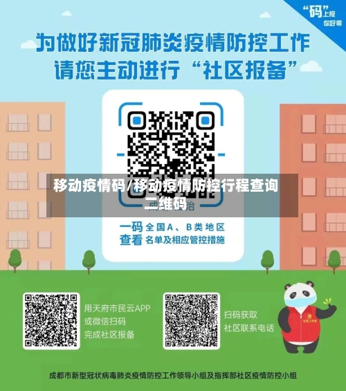 移动疫情码/移动疫情防控行程查询二维码-第3张图片