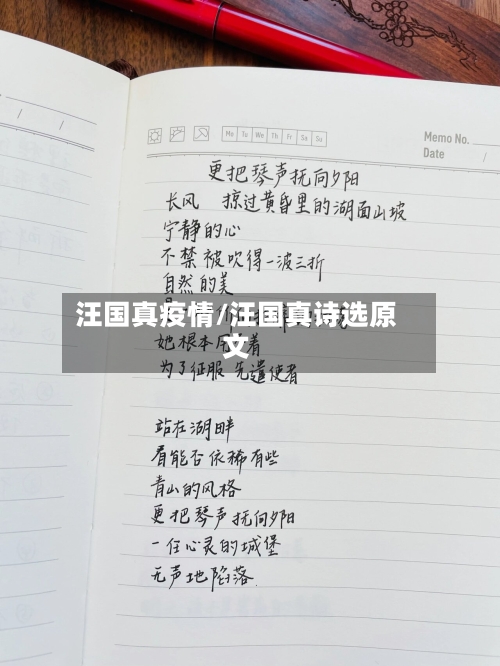 汪国真疫情/汪国真诗选原文-第3张图片