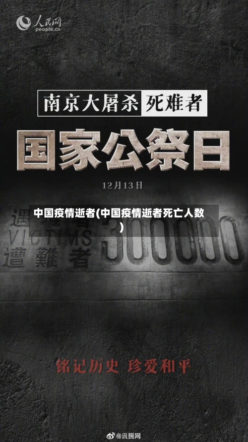 中国疫情逝者(中国疫情逝者死亡人数)