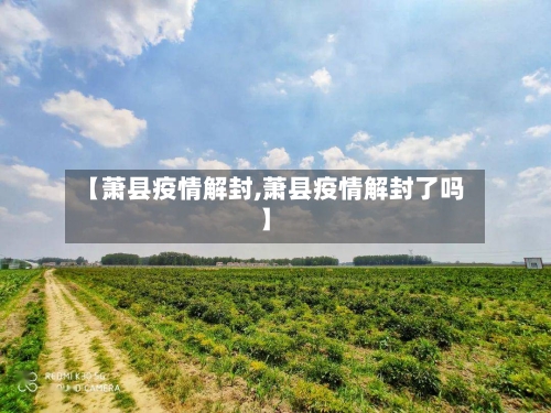 【萧县疫情解封,萧县疫情解封了吗】