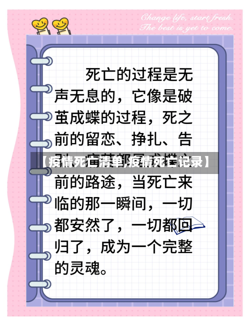 【疫情死亡清单,疫情死亡记录】