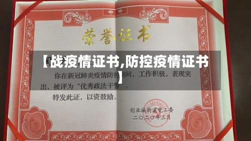 【战疫情证书,防控疫情证书】