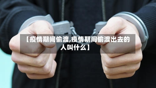 【疫情期间偷渡,疫情期间偷渡出去的人叫什么】-第3张图片