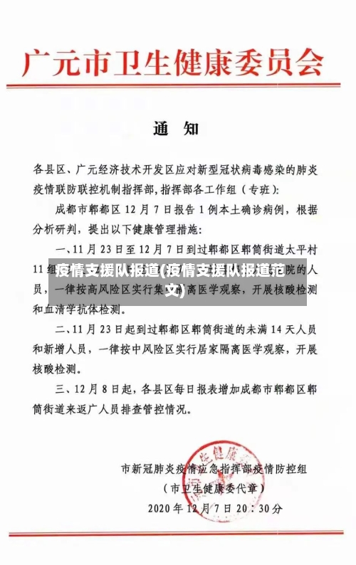 疫情支援队报道(疫情支援队报道范文)-第2张图片