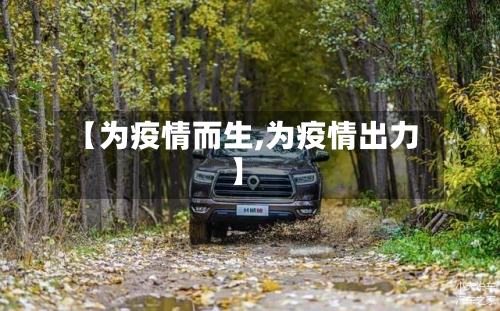 【为疫情而生,为疫情出力】