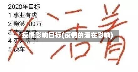 疫情影响目标(疫情的潜在影响)