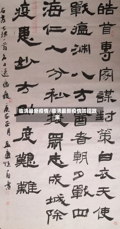 临清最新疫情/临清最新疫情防控政策