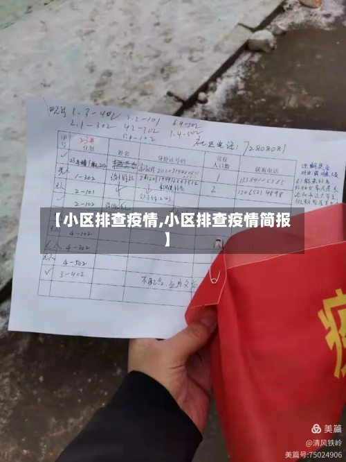 【小区排查疫情,小区排查疫情简报】-第2张图片
