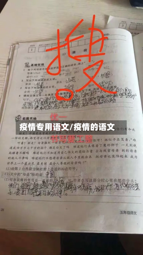 疫情专用语文/疫情的语文-第2张图片