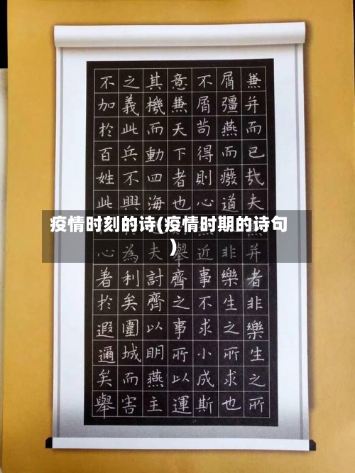 疫情时刻的诗(疫情时期的诗句)