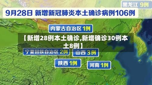 【新增28例本土确诊,新增确诊30例本土8例】-第2张图片