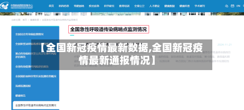 【全国新冠疫情最新数据,全国新冠疫情最新通报情况】-第2张图片