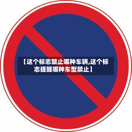 【这个标志禁止哪种车辆,这个标志提醒哪种车型禁止】-第2张图片