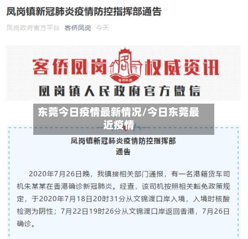 东莞今日疫情最新情况/今日东莞最近疫情-第2张图片